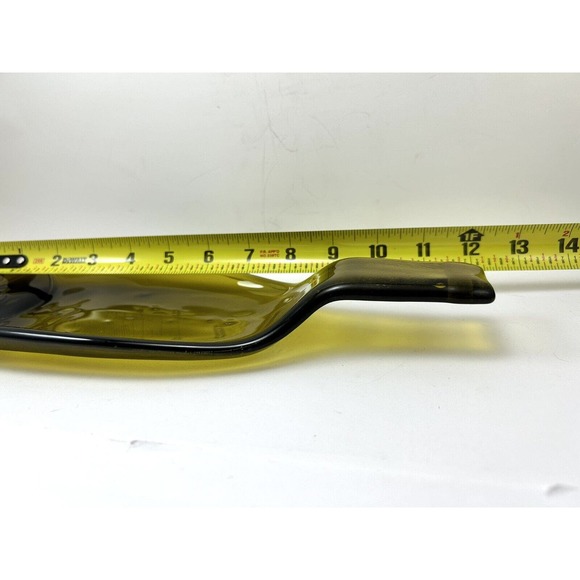 Recycled Green Glass‎ Wine Bottle Relish Serving Tray Melted Charcuterie Olive - Picture 7 of 7